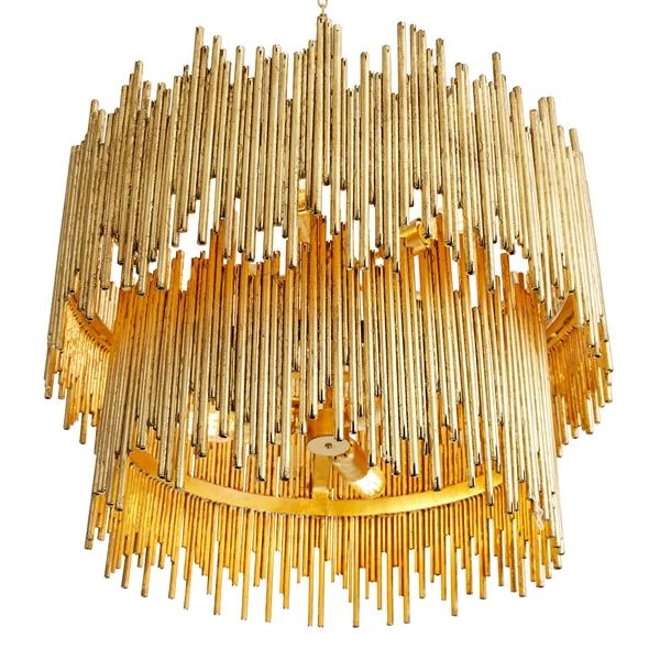 Althely 8 Lights 2-Tier Chandelier - Zonesus