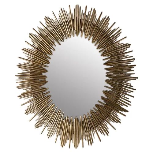 Althely Oval Wall Mirror - Zonesus