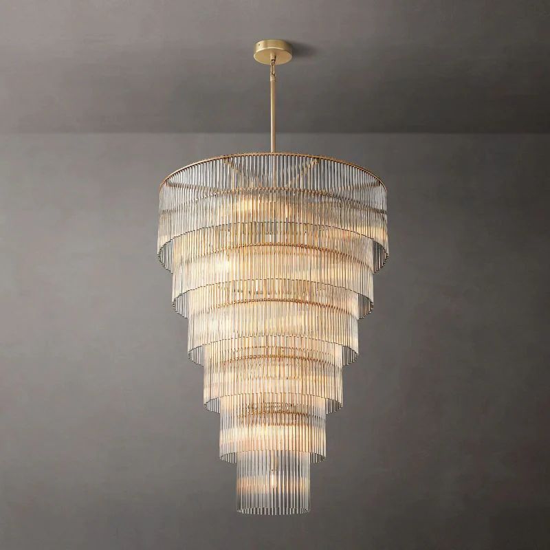 Lumarra Grand Chandelier 36" For Living Room - Zonesus