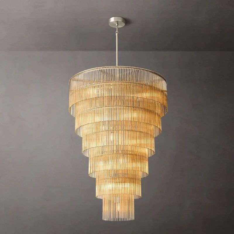 Lumarra Grand Chandelier 36" For Living Room - Zonesus