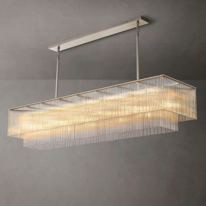 Lumarra Rectangular Dining Room Chandelier 72" - Zonesus