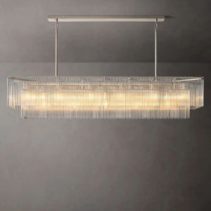 Lumarra Rectangular Dining Room Chandelier 72" - Zonesus