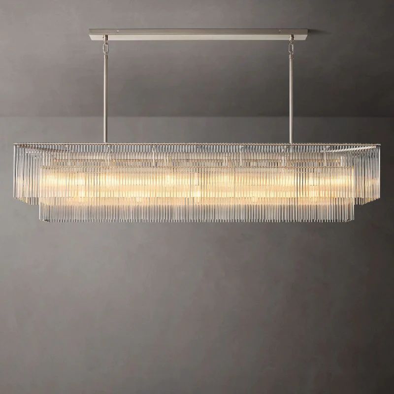 Lumarra Rectangular Dining Room Chandelier 72" - Zonesus
