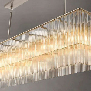 Lumarra Rectangular Dining Room Chandelier 72" - Zonesus