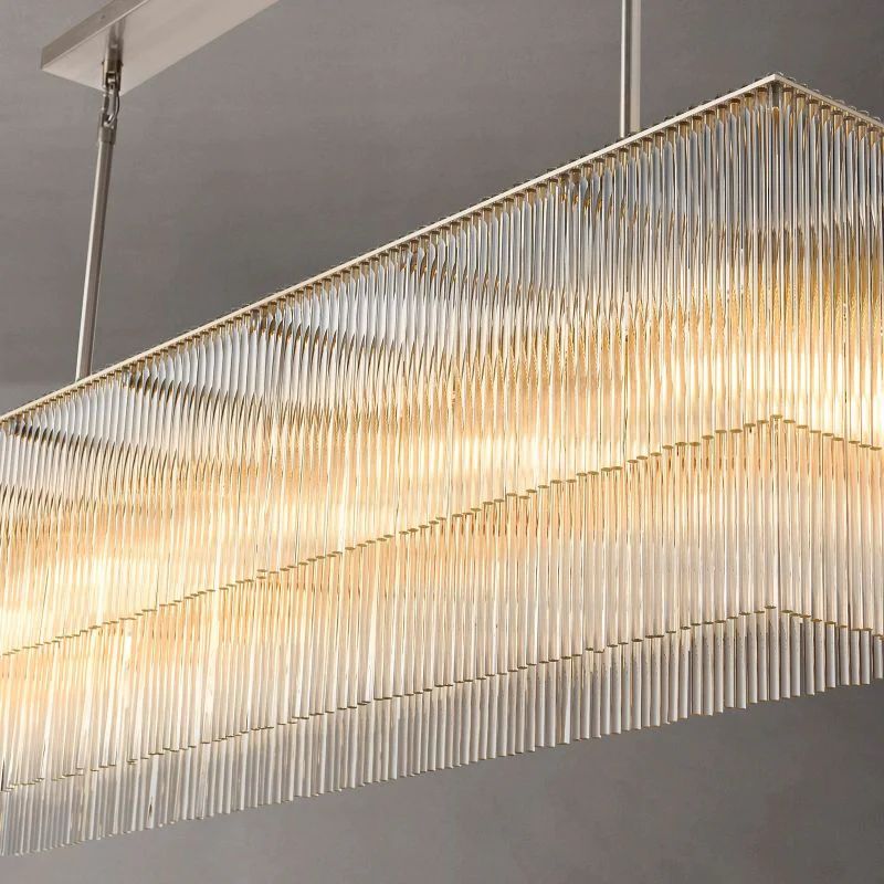 Lumarra Rectangular Dining Room Chandelier 72" - Zonesus