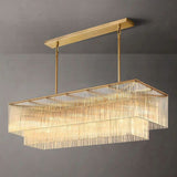 Lumarra Rectangular Living Room Chandelier 54" - Zonesus