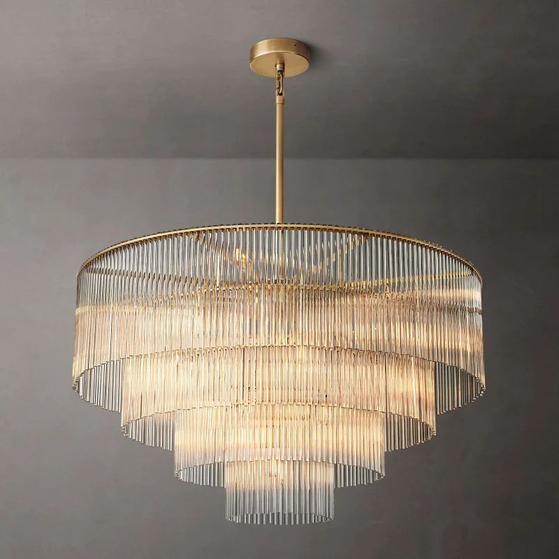 Lumarra Round Living Room Chandelier 40" - Zonesus