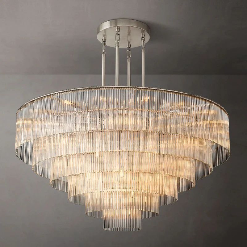 Lumarra Round Living Room Chandelier 60" - Zonesus