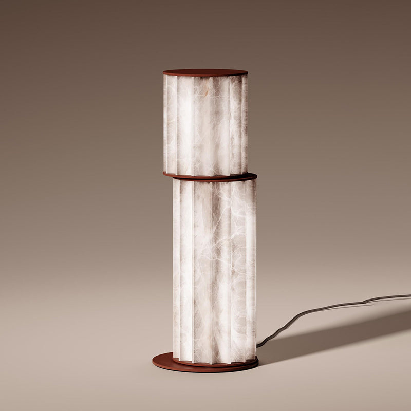 Apadana Alabaster Table Lamp - Zonesus