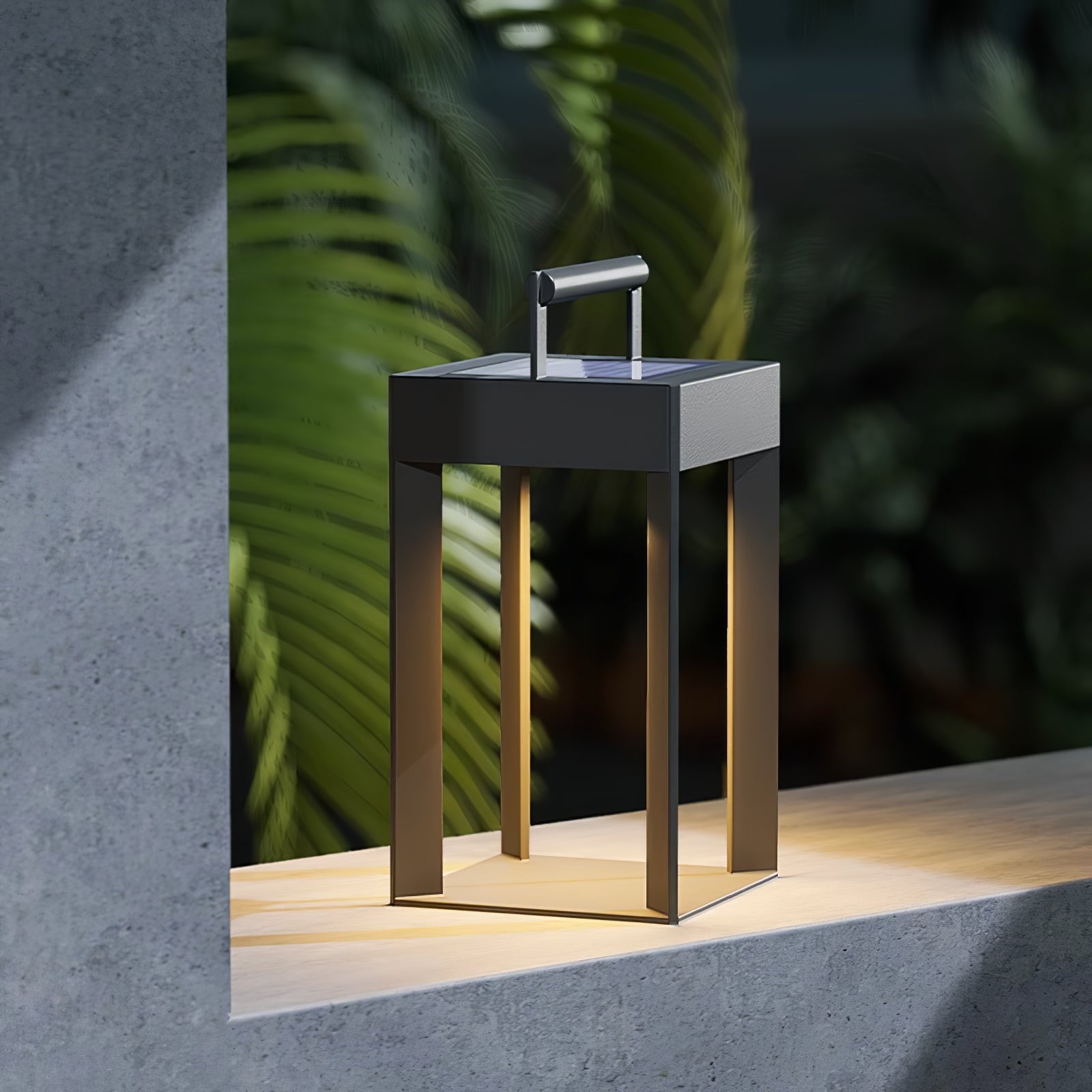 Vista Solar Outdoor Lantern Floor Lamp