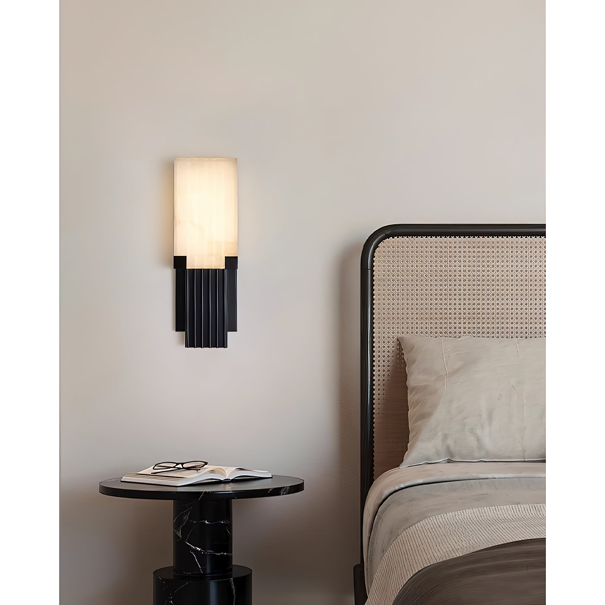 Ariel Alabaster Wall Lamp - Zonesus