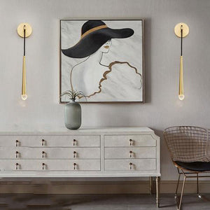 Aquitaines Linear Wall Sconce 5" - Zonesus