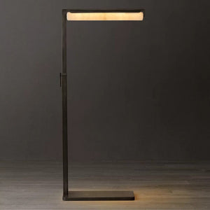 Audubon Alabaster Task Floor Lamp 51"H - Zonesus