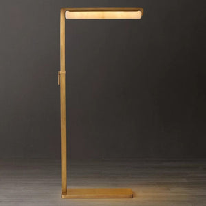 Audubon Alabaster Task Floor Lamp 51"H - Zonesus