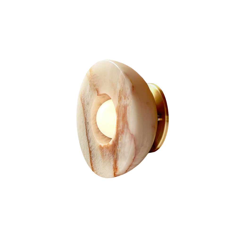 Aurelia Surface Alabaster Sconce - Zonesus