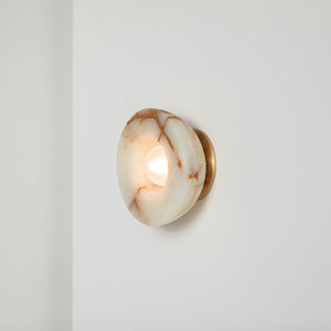 Aurelia Surface Alabaster Sconce - Zonesus