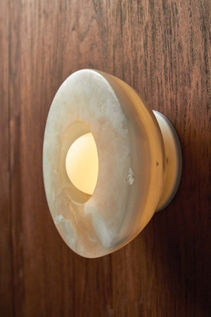 Aurelia Surface Alabaster Sconce - Zonesus