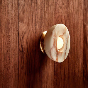 Aurelia Surface Alabaster Sconce - Zonesus