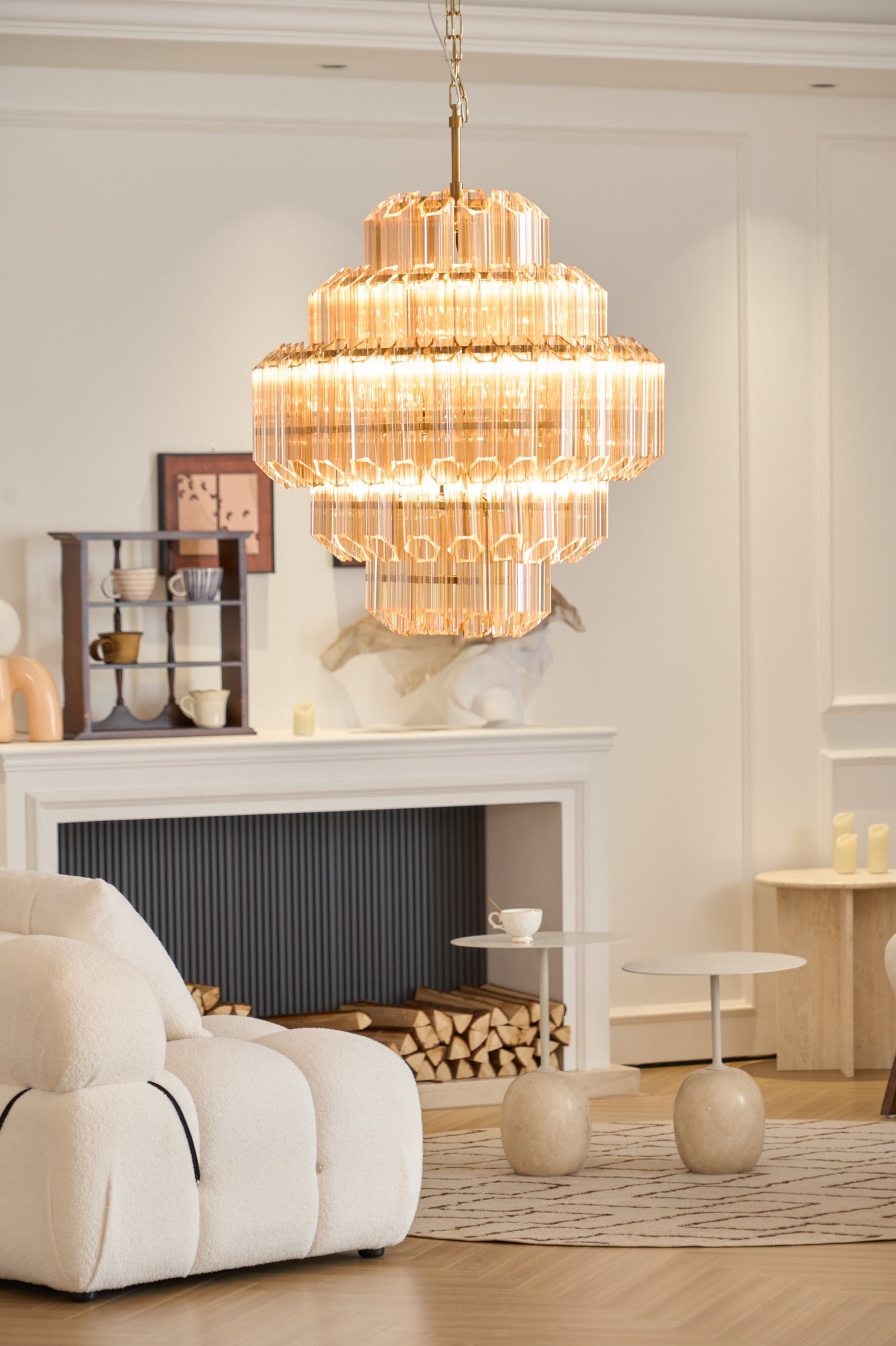 Aurum Cascade Murano Chandelier - Zonesus