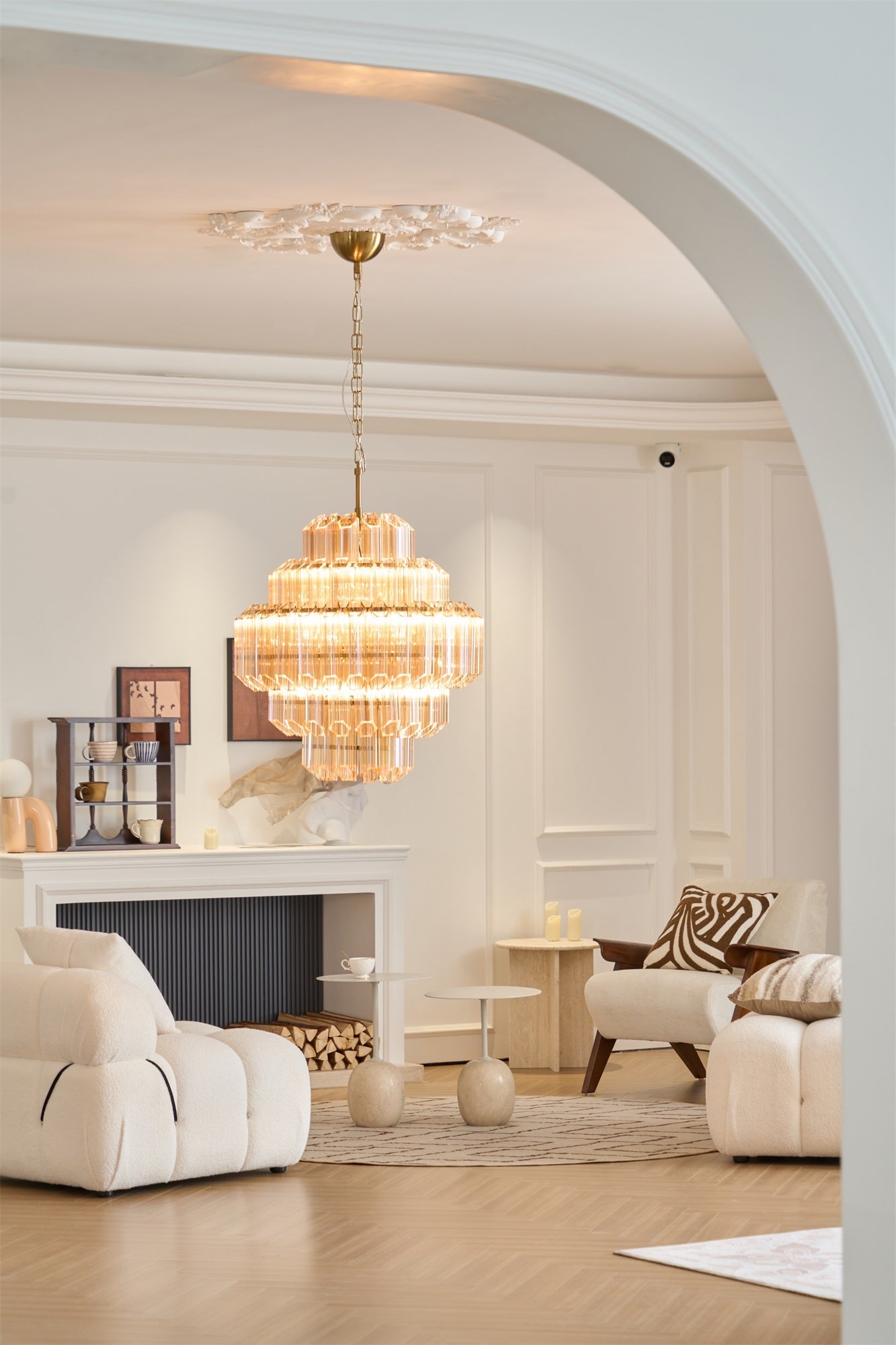 Aurum Cascade Murano Chandelier - Zonesus