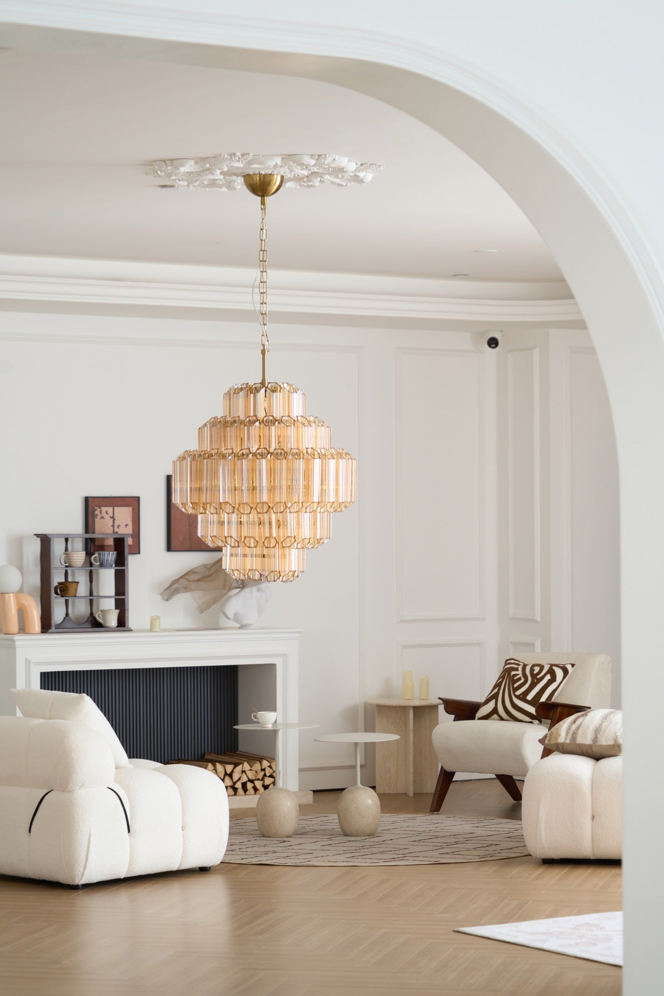 Aurum Cascade Murano Chandelier - Zonesus