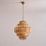 Aurum Cascade Murano Chandelier - Zonesus