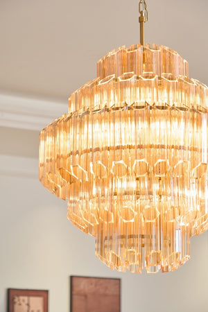Aurum Cascade Murano Chandelier - Zonesus