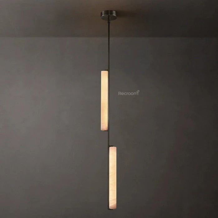 Auduben Alabaster Pendant Light 6" - Zonesus