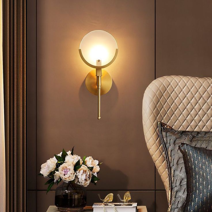 Ava Brass Alabaster Sconce - Zonesus