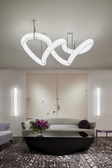 Charlene Marble Long wall sconce 46"H - Zonesus