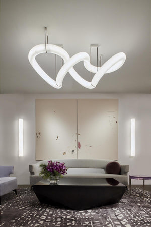 Charlene Marble Long wall sconce 46"H - Zonesus