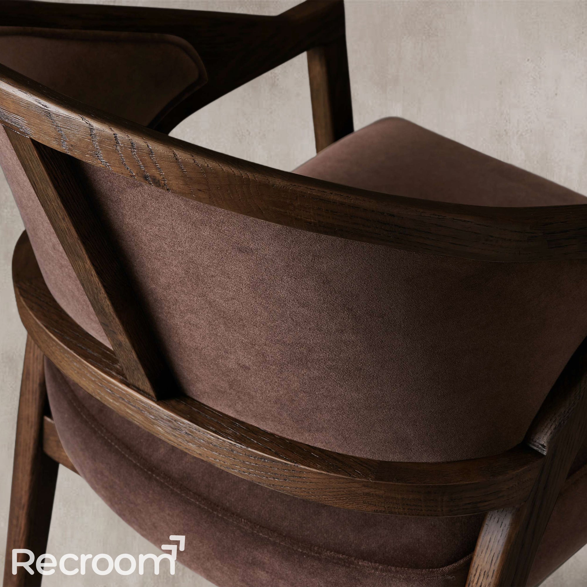 Artmee Upholstered Back Dining Arm Chair - Zonesus