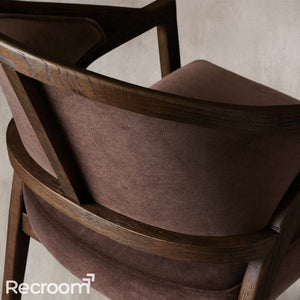 Artmee Upholstered Back Dining Arm Chair - Zonesus