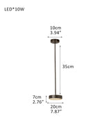 Modular Natural Alabaster Anvers Suspension Lamp with Satin Brass & Antique Bronze