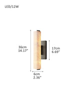 Audubon Single Wall Sconces Flush Mount Lamps 15in 19in 25in | Burnished Brass/Black