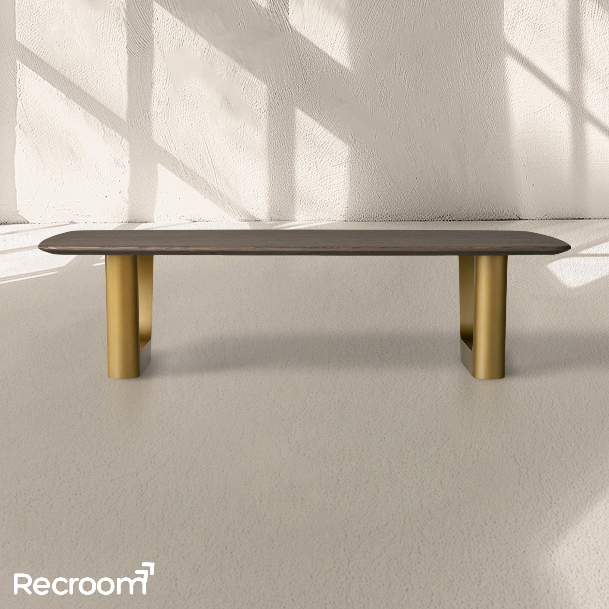 San Germani 72" Wood Coffee Table with Rennes Base - Zonesus