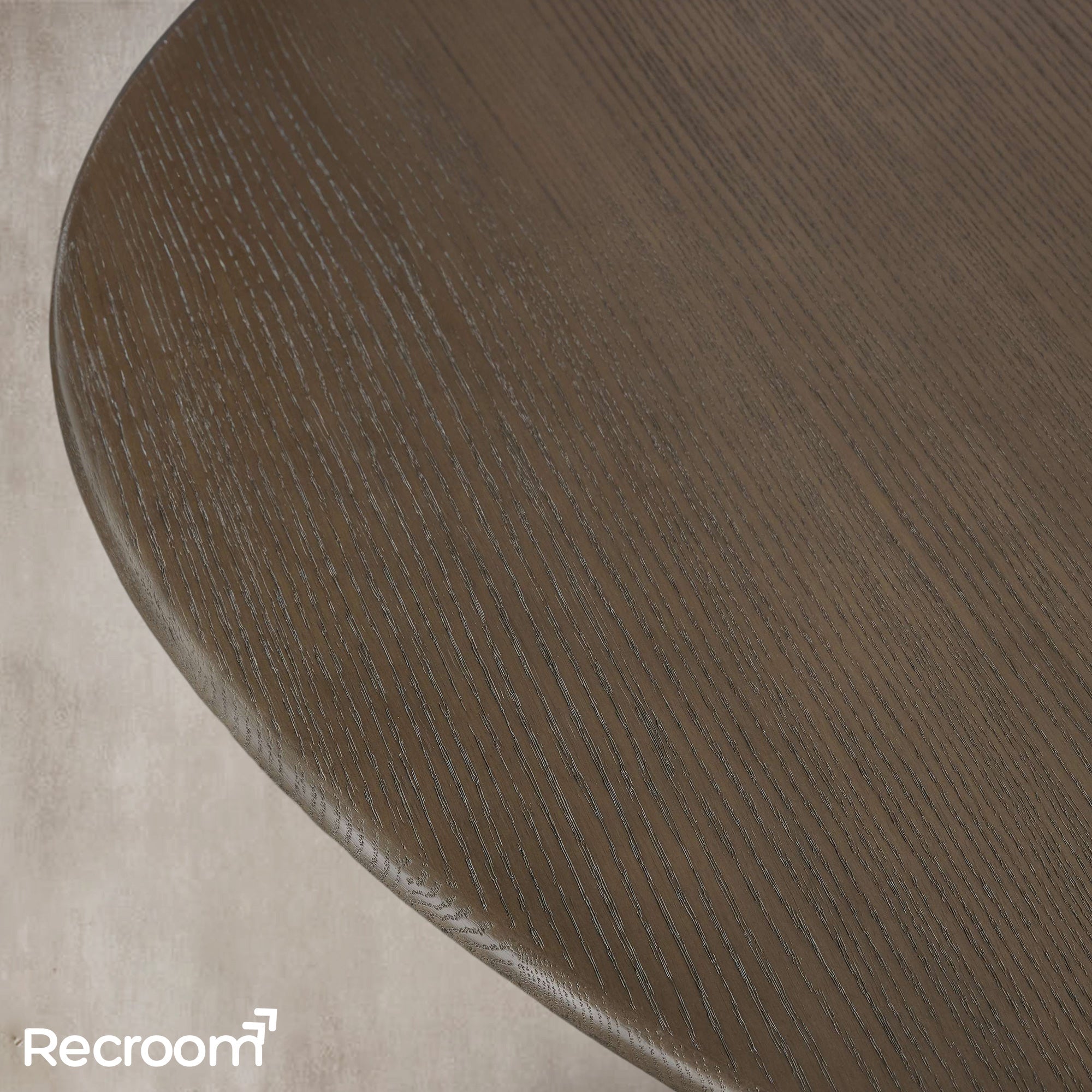 San Germani Round Wood Dining Table with Launette Base - Zonesus