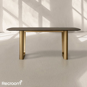 San Germani Wood Dining Table with Rennes Base - Zonesus