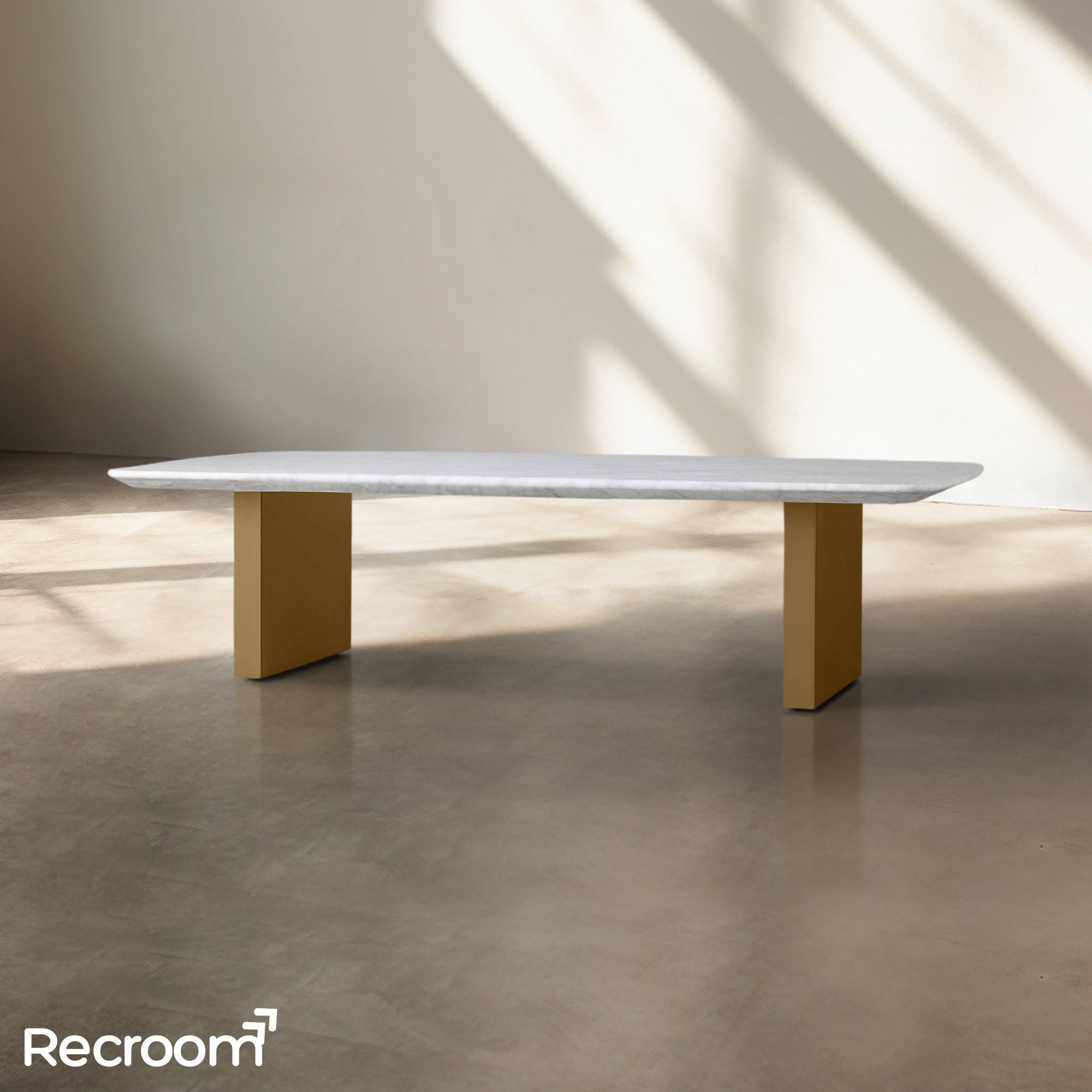 San Germani Stone Coffee Table with Clement Base - Zonesus