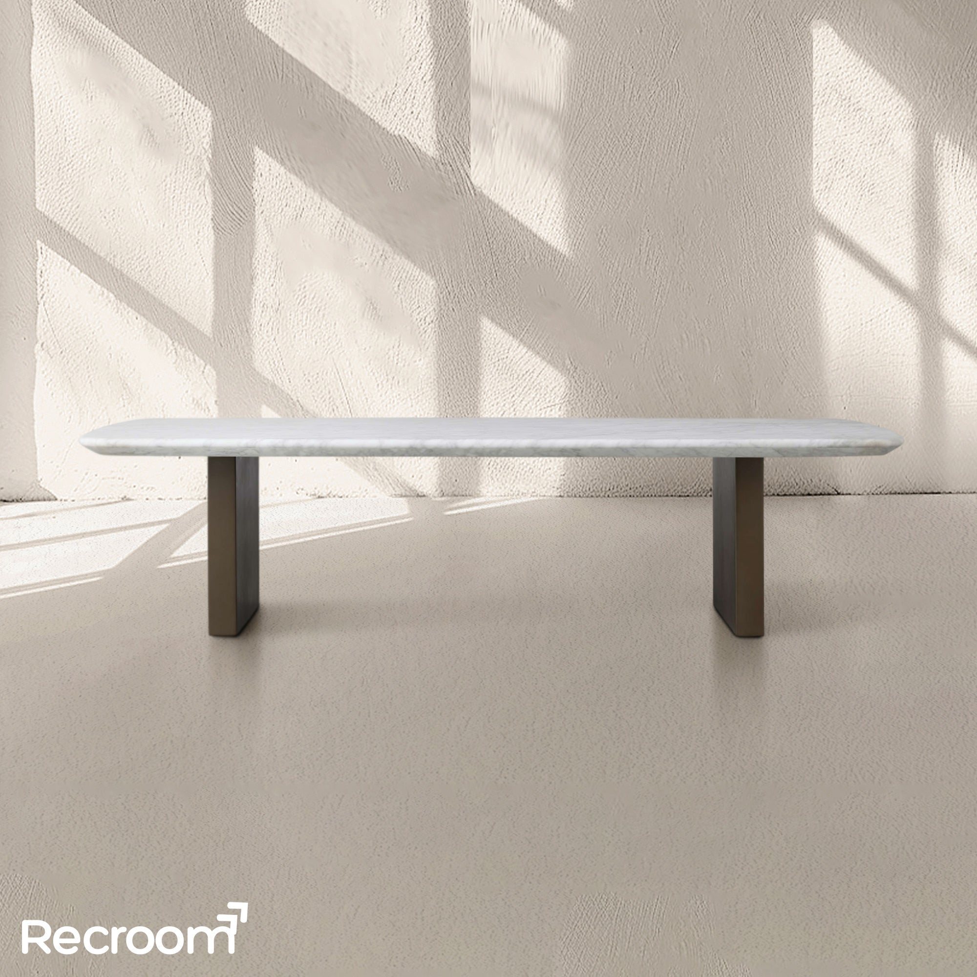 San Germani Stone Coffee Table with Clement Base - Zonesus
