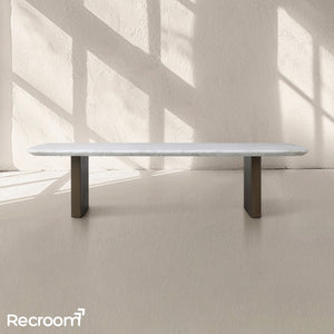 San Germani Stone Coffee Table with Clement Base - Zonesus