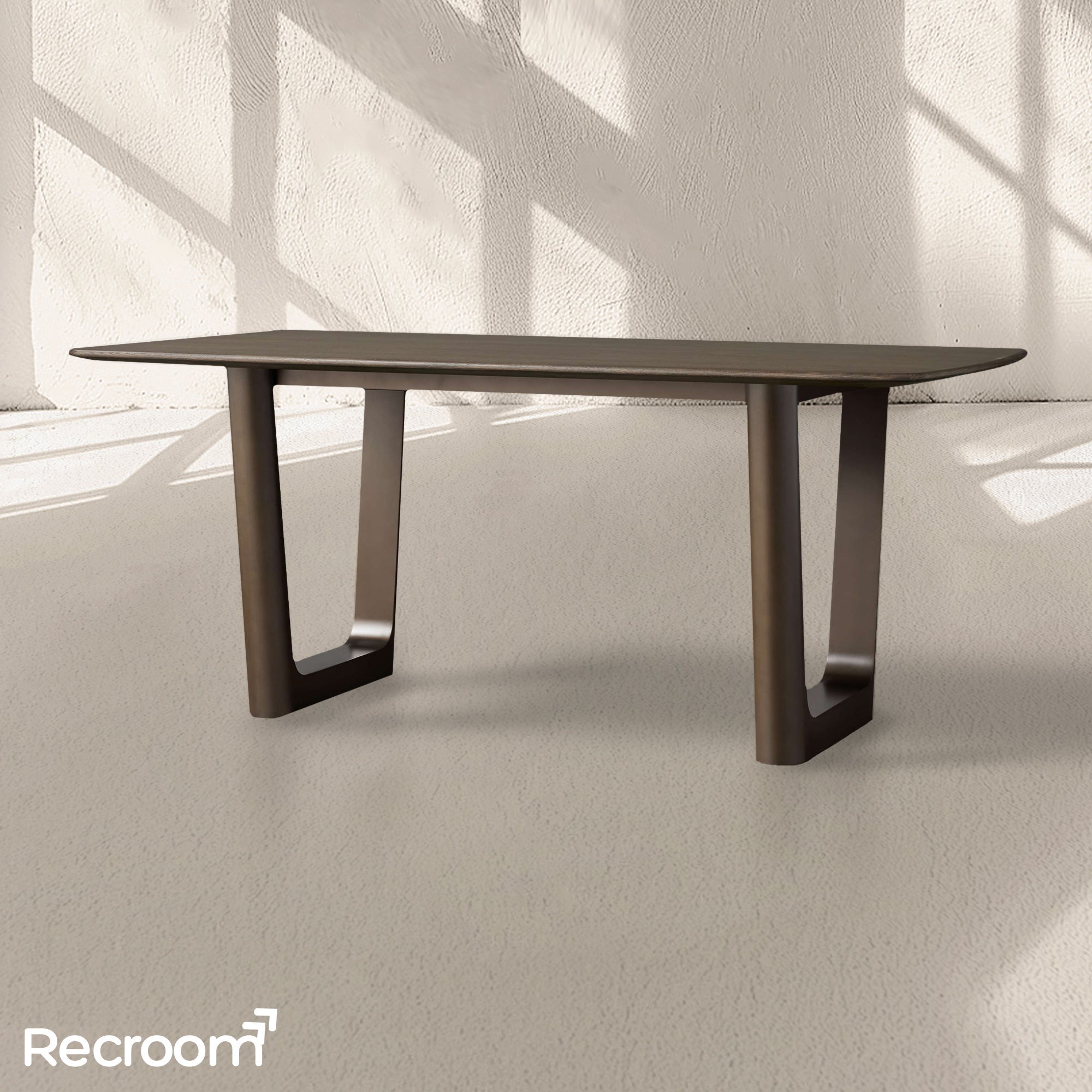 San Germani Wood Dining Table with Rennes Base - Zonesus