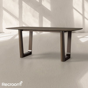 San Germani Wood Dining Table with Rennes Base - Zonesus