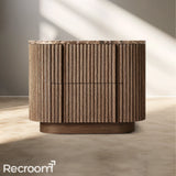Muelholland Emperador Closed Nightstand - Zonesus