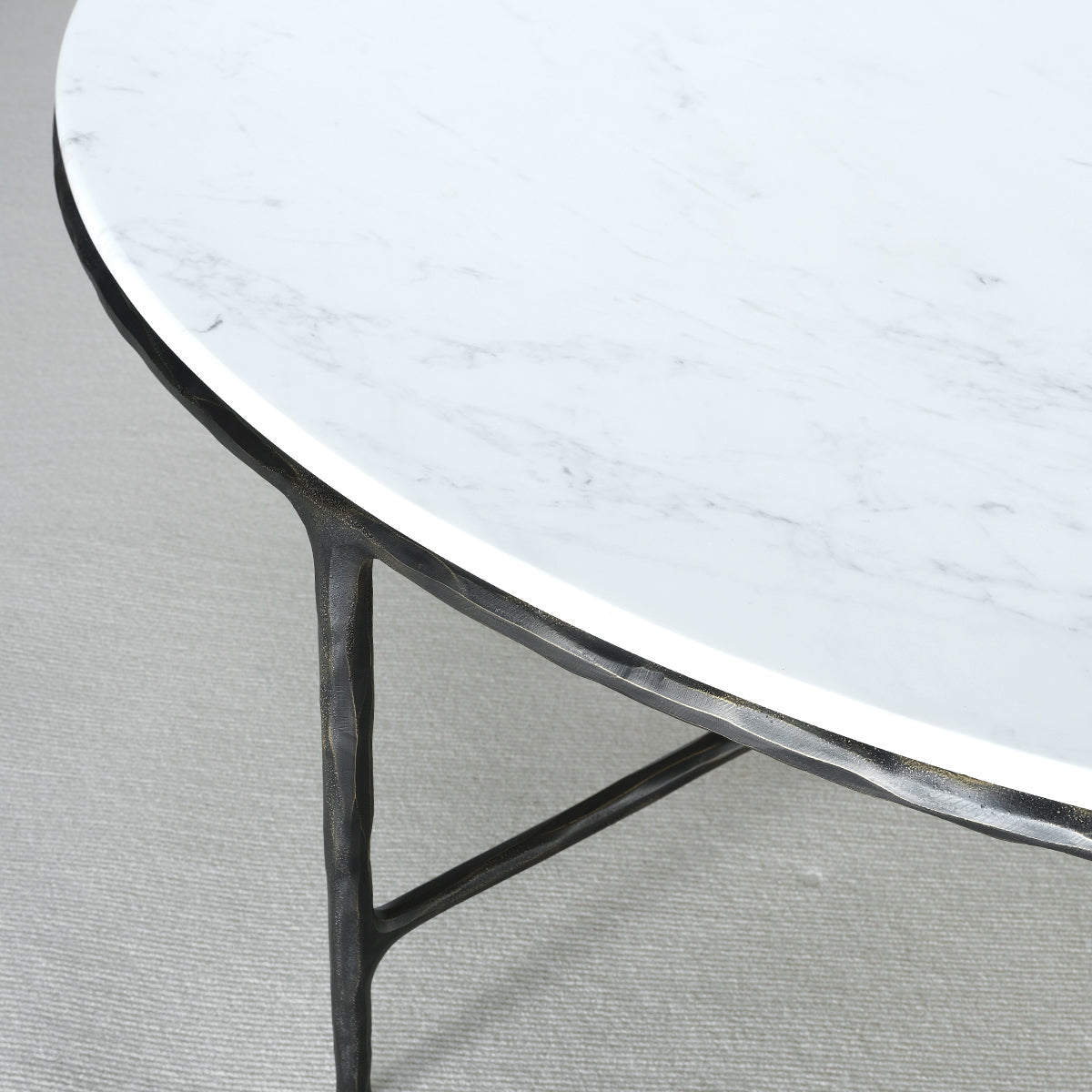 Thaddeo Marble Round Coffee Table - Zonesus