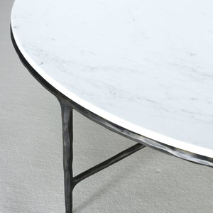 Thaddeo Marble Round Coffee Table - Zonesus