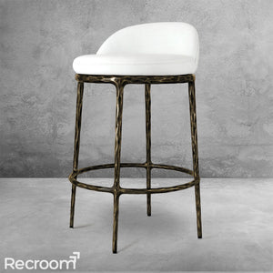 Thaddeo Fabric Swivel Bar & Counter Stool - Zonesus
