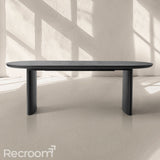 Radva Extendable Oval Dining Table - Zonesus