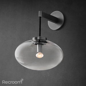 Cabretten Clear Glass Sconce 11" - Zonesus