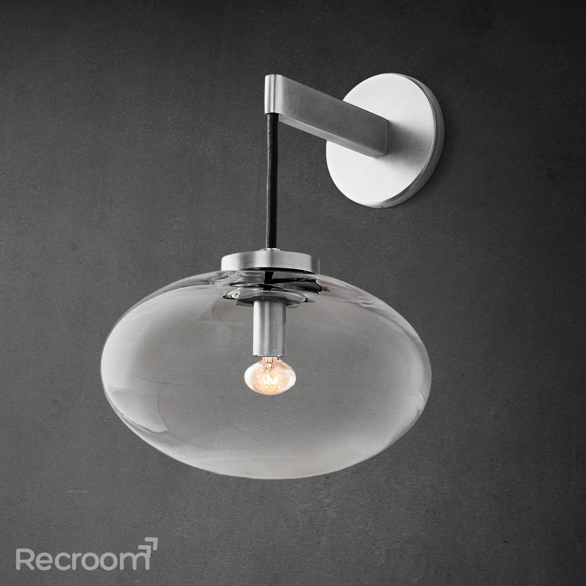 Cabretten Clear Glass Sconce 11" - Zonesus